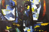 24. Christus (1959), 38×36, Öl-Hinterglas