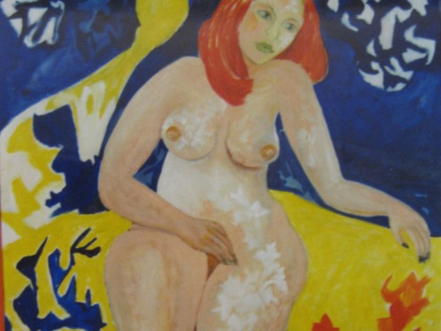 54. Carmen à la Matisse (2004), 120×80, Öl auf Leinwand