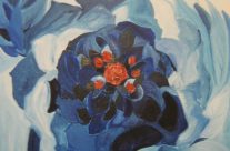 55. Erinnerung an eine Rose (2004), 80×80, Öl