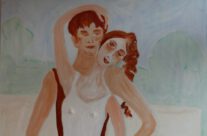 117. Aufforderung zum Tanz (2025), 160 x 100, Öl auf Leinwand
