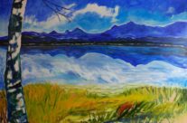 187.  Staffelsee (Neufassung 2025), 160×120, Öl auf Leinwand