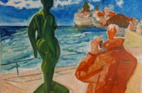 198. Sitges im Dezember (2026), 100×80, Öl auf Leinwand